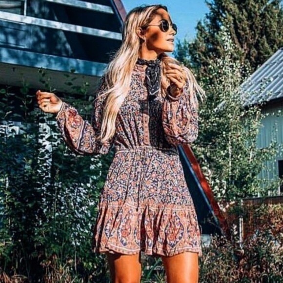 🚫SOLD🚫 NWOT Spell& The Gypsy jasmine play dress sz xs - Picture 3 of 8